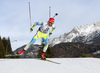 Jakov Fak of Slovenia skiing during the Men sprint race of IBU Biathlon World Cup in Hochfilzen, Austria. Men sprint race of IBU Biathlon World cup was held on Friday, 11th of December 2015 in Hochfilzen, Austria.
