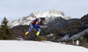 Second placed Martin Fourcade of France skiing during the Men sprint race of IBU Biathlon World Cup in Hochfilzen, Austria. Men sprint race of IBU Biathlon World cup was held on Friday, 11th of December 2015 in Hochfilzen, Austria.
