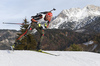 Daniel Boehm of Germany skiing during the Men sprint race of IBU Biathlon World Cup in Hochfilzen, Austria. Men sprint race of IBU Biathlon World cup was held on Friday, 11th of December 2015 in Hochfilzen, Austria.
