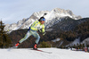 Ted Armgren of Sweden skiing during the Men sprint race of IBU Biathlon World Cup in Hochfilzen, Austria. Men sprint race of IBU Biathlon World cup was held on Friday, 11th of December 2015 in Hochfilzen, Austria.

