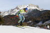 Fredrik Lindstroem of Sweden skiing during the Men sprint race of IBU Biathlon World Cup in Hochfilzen, Austria. Men sprint race of IBU Biathlon World cup was held on Friday, 11th of December 2015 in Hochfilzen, Austria.
