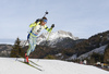 Peppe Femling of Sweden skiing during the Men sprint race of IBU Biathlon World Cup in Hochfilzen, Austria. Men sprint race of IBU Biathlon World cup was held on Friday, 11th of December 2015 in Hochfilzen, Austria.

