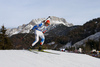 Olli Hiidensalo of Finland skiing during the Men sprint race of IBU Biathlon World Cup in Hochfilzen, Austria. Men sprint race of IBU Biathlon World cup was held on Friday, 11th of December 2015 in Hochfilzen, Austria.
