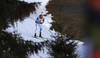 Olli Hiidensalo of Finland skiing during the Men sprint race of IBU Biathlon World Cup in Hochfilzen, Austria. Men sprint race of IBU Biathlon World cup was held on Friday, 11th of December 2015 in Hochfilzen, Austria.
