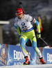 Jakov Fak of Slovenia skiing during the Men sprint race of IBU Biathlon World Cup in Hochfilzen, Austria. Men sprint race of IBU Biathlon World cup was held on Friday, 11th of December 2015 in Hochfilzen, Austria.
