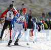 Tuomas Gronman of Finland skiing during the Men sprint race of IBU Biathlon World Cup in Hochfilzen, Austria. Men sprint race of IBU Biathlon World cup was held on Friday, 11th of December 2015 in Hochfilzen, Austria.

