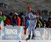 Tuomas Gronman of Finland skiing during the Men sprint race of IBU Biathlon World Cup in Hochfilzen, Austria. Men sprint race of IBU Biathlon World cup was held on Friday, 11th of December 2015 in Hochfilzen, Austria.
