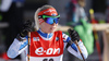 Mari Laukkanen of Finland during zeroing before start of the Women pursuit race of IBU Biathlon World Cup in Hochfilzen, Austria. Women pursuit race of IBU Biathlon World cup was held on Saturday, 12th of December 2015 in Hochfilzen, Austria.

