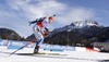 Kaisa Makarainen of Finland skiing during the Women pursuit race of IBU Biathlon World Cup in Hochfilzen, Austria. Women pursuit race of IBU Biathlon World cup was held on Saturday, 12th of December 2015 in Hochfilzen, Austria.

