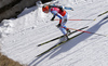 Kaisa Makarainen of Finland skiing during the Women pursuit race of IBU Biathlon World Cup in Hochfilzen, Austria. Women pursuit race of IBU Biathlon World cup was held on Saturday, 12th of December 2015 in Hochfilzen, Austria.
