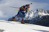 Gabriela Soukalova of Czech skiing during the Women pursuit race of IBU Biathlon World Cup in Hochfilzen, Austria. Women pursuit race of IBU Biathlon World cup was held on Saturday, 12th of December 2015 in Hochfilzen, Austria.
