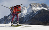 Susan Dunklee of USA skiing during the Women pursuit race of IBU Biathlon World Cup in Hochfilzen, Austria. Women pursuit race of IBU Biathlon World cup was held on Saturday, 12th of December 2015 in Hochfilzen, Austria.
