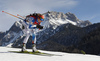 Mari Laukkanen of Finland skiing during the Women pursuit race of IBU Biathlon World Cup in Hochfilzen, Austria. Women pursuit race of IBU Biathlon World cup was held on Saturday, 12th of December 2015 in Hochfilzen, Austria.
