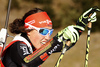 Franziska Hildebrand of Germany skiing during the Women pursuit race of IBU Biathlon World Cup in Hochfilzen, Austria. Women pursuit race of IBU Biathlon World cup was held on Saturday, 12th of December 2015 in Hochfilzen, Austria.
