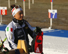 Dorothea Wierer of Italy before the start of the Women relay race of IBU Biathlon World Cup in Hochfilzen, Austria. Women relay race of IBU Biathlon World cup was held on Sunday, 13th of December 2015 in Hochfilzen, Austria.
