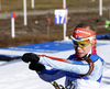 Sanna Markkanen of Finland during zeroing before the start of the Women relay race of IBU Biathlon World Cup in Hochfilzen, Austria. Women relay race of IBU Biathlon World cup was held on Sunday, 13th of December 2015 in Hochfilzen, Austria.
