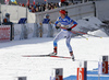 Annukka Siltakorpi of Finland leaving shooting range during in the Women relay race of IBU Biathlon World Cup in Hochfilzen, Austria. Women relay race of IBU Biathlon World cup was held on Sunday, 13th of December 2015 in Hochfilzen, Austria.
