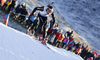 Benjamin Weger of Switzerland skiing in the Men relay race of IBU Biathlon World Cup in Hochfilzen, Austria. Men relay race of IBU Biathlon World cup was held on Sunday, 13th of December 2015 in Hochfilzen, Austria.
