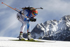  skiing during the Women relay race of IBU Biathlon World Cup in Hochfilzen, Austria. Women relay race of IBU Biathlon World cup was held on Sunday, 13th of December 2015 in Hochfilzen, Austria.
