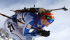  skiing during the Women relay race of IBU Biathlon World Cup in Hochfilzen, Austria. Women relay race of IBU Biathlon World cup was held on Sunday, 13th of December 2015 in Hochfilzen, Austria.
