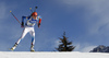 Kaisa Makarainen of Finland skiing during the Women relay race of IBU Biathlon World Cup in Hochfilzen, Austria. Women relay race of IBU Biathlon World cup was held on Sunday, 13th of December 2015 in Hochfilzen, Austria.
