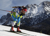 Teja Gregorin of Slovenia skiing during the Women relay race of IBU Biathlon World Cup in Hochfilzen, Austria. Women relay race of IBU Biathlon World cup was held on Sunday, 13th of December 2015 in Hochfilzen, Austria.
