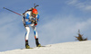 Olli Hiidensalo of Finland skiing during the Men relay race of IBU Biathlon World Cup in Hochfilzen, Austria. Men relay race of IBU Biathlon World cup was held on Sunday, 13th of December 2015 in Hochfilzen, Austria.
