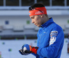 Mikko Loukkaanhuhta of Finland during zeroing before start of the Men sprint race of IBU Biathlon World Cup in Pokljuka, Slovenia. Men sprint race of IBU Biathlon World cup was held on Thursday, 17th of December 2015 in Pokljuka, Slovenia.
