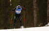 Serafin Wiestner of Switzerland skiing during the Men sprint race of IBU Biathlon World Cup in Pokljuka, Slovenia. Men sprint race of IBU Biathlon World cup was held on Thursday, 17th of December 2015 in Pokljuka, Slovenia.
