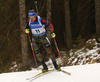Andreas Birnbacher of Germany skiing during the Men sprint race of IBU Biathlon World Cup in Pokljuka, Slovenia. Men sprint race of IBU Biathlon World cup was held on Thursday, 17th of December 2015 in Pokljuka, Slovenia.
