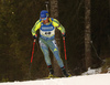 Fredrik Lindstroem of Sweden skiing during the Men sprint race of IBU Biathlon World Cup in Pokljuka, Slovenia. Men sprint race of IBU Biathlon World cup was held on Thursday, 17th of December 2015 in Pokljuka, Slovenia.
