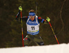 Andreas Birnbacher of Germany skiing during the Men sprint race of IBU Biathlon World Cup in Pokljuka, Slovenia. Men sprint race of IBU Biathlon World cup was held on Thursday, 17th of December 2015 in Pokljuka, Slovenia.

