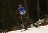 Winner Simon Schempp of Germany skiing during the Men sprint race of IBU Biathlon World Cup in Pokljuka, Slovenia. Men sprint race of IBU Biathlon World cup was held on Thursday, 17th of December 2015 in Pokljuka, Slovenia.

