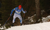 Mikko Loukkaanhuhta of Finland skiing during the Men sprint race of IBU Biathlon World Cup in Pokljuka, Slovenia. Men sprint race of IBU Biathlon World cup was held on Thursday, 17th of December 2015 in Pokljuka, Slovenia.
