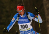 Mikael Koivunen of Finland skiing during the Men sprint race of IBU Biathlon World Cup in Pokljuka, Slovenia. Men sprint race of IBU Biathlon World cup was held on Thursday, 17th of December 2015 in Pokljuka, Slovenia.
