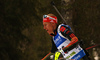 Daniel Boehm of Germany skiing during the Men sprint race of IBU Biathlon World Cup in Pokljuka, Slovenia. Men sprint race of IBU Biathlon World cup was held on Thursday, 17th of December 2015 in Pokljuka, Slovenia.
