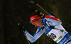 Mikael Koivunen of Finland skiing during the Men sprint race of IBU Biathlon World Cup in Pokljuka, Slovenia. Men sprint race of IBU Biathlon World cup was held on Thursday, 17th of December 2015 in Pokljuka, Slovenia.
