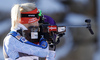 Mari Laukkanen of Finland during zeroing before start of the Women sprint race of IBU Biathlon World Cup in Pokljuka, Slovenia. Women sprint race of IBU Biathlon World cup was held on Friday, 18th of December 2015 in Pokljuka, Slovenia.
