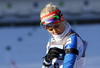 Mari Laukkanen of Finland during zeroing before start of the Women sprint race of IBU Biathlon World Cup in Pokljuka, Slovenia. Women sprint race of IBU Biathlon World cup was held on Friday, 18th of December 2015 in Pokljuka, Slovenia.
