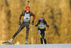 Maren Hammerschmidt of Germany skiing in the Women sprint race of IBU Biathlon World Cup in Pokljuka, Slovenia. Women sprint race of IBU Biathlon World cup was held on Friday, 18th of December 2015 in Pokljuka, Slovenia.
