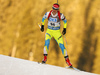 Andreja Mali of Slovenia skiing in the Women sprint race of IBU Biathlon World Cup in Pokljuka, Slovenia. Women sprint race of IBU Biathlon World cup was held on Friday, 18th of December 2015 in Pokljuka, Slovenia.
