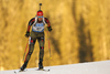 Vanessa Hinz of Germany skiing in the Women sprint race of IBU Biathlon World Cup in Pokljuka, Slovenia. Women sprint race of IBU Biathlon World cup was held on Friday, 18th of December 2015 in Pokljuka, Slovenia.

