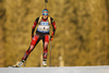 Lisa Theresa Hauser of Austria skiing in the Women sprint race of IBU Biathlon World Cup in Pokljuka, Slovenia. Women sprint race of IBU Biathlon World cup was held on Friday, 18th of December 2015 in Pokljuka, Slovenia.
