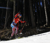 Anton Shipulin of Russia skiing in the Men pursuit race of IBU Biathlon World Cup in Pokljuka, Slovenia. Men pursuit race of IBU Biathlon World cup was held on Saturday, 19th of December 2015 in Pokljuka, Slovenia.
