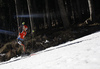 Benedikt Doll of Germany skiing in the Men pursuit race of IBU Biathlon World Cup in Pokljuka, Slovenia. Men pursuit race of IBU Biathlon World cup was held on Saturday, 19th of December 2015 in Pokljuka, Slovenia.
