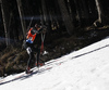 Benjamin Weger of Switzerland skiing in the Men pursuit race of IBU Biathlon World Cup in Pokljuka, Slovenia. Men pursuit race of IBU Biathlon World cup was held on Saturday, 19th of December 2015 in Pokljuka, Slovenia.
