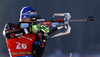 Andreas Birnbacher of Germany during zeroing before start of the Men pursuit race of IBU Biathlon World Cup in Pokljuka, Slovenia. Men pursuit race of IBU Biathlon World cup was held on Saturday, 19th of December 2015 in Pokljuka, Slovenia.
