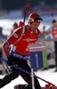 Ole Einar Bjoerndalen of Norway during zeroing before start of the Men pursuit race of IBU Biathlon World Cup in Pokljuka, Slovenia. Men pursuit race of IBU Biathlon World cup was held on Saturday, 19th of December 2015 in Pokljuka, Slovenia.
