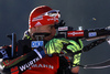Arnd Peiffer of Germany during zeroing before start of the Men pursuit race of IBU Biathlon World Cup in Pokljuka, Slovenia. Men pursuit race of IBU Biathlon World cup was held on Saturday, 19th of December 2015 in Pokljuka, Slovenia.
