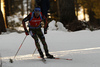 Simon Schempp of Germany skiing in the Men pursuit race of IBU Biathlon World Cup in Pokljuka, Slovenia. Men pursuit race of IBU Biathlon World cup was held on Saturday, 19th of December 2015 in Pokljuka, Slovenia.
